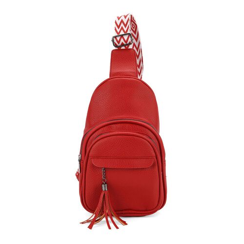 PU Brusttasche, 19x10x30cm, Rot image number 0