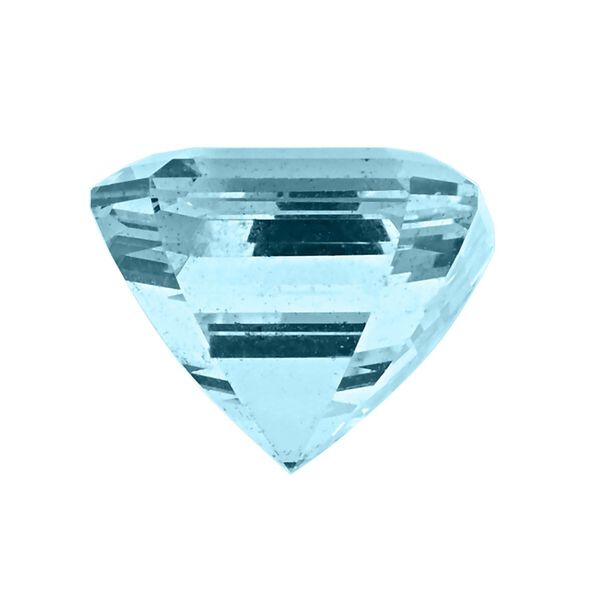 Santamaria Aquamarine Square Free Asher Cut 4A 7.11 Ct image number 2