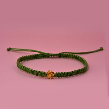 999 Gold G&auml;nsebl&uuml;mchen Armband ca. Flexibles cm, 100mg