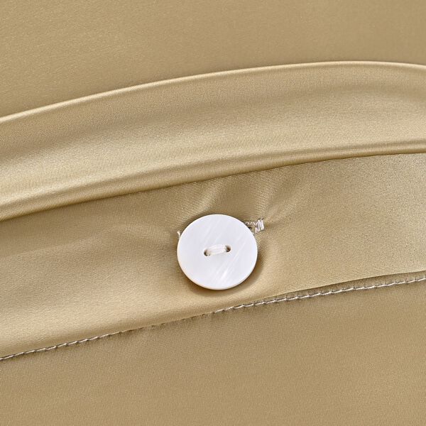 "AB side Silk quilt with cooling fabric fabric:85% nylon+15%spandex A side: print, B side match solid color Filling:100g silk+200g polyester,around 110gsm,33% silk+77% polyester Packing:gift box with PVC cover", "AB side cooling pillowcase with piping wit image number 7