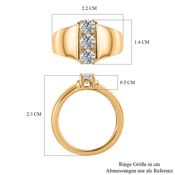 Moissanit Ring - 0,68 ct. image number 7