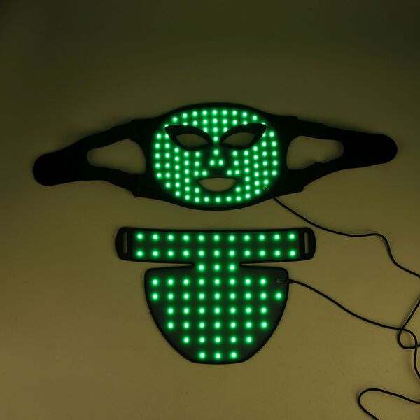 BEAUTECH Gesichts und Dekollet&eacute; maske, LED Lichttherapie, Schwarz image number 2