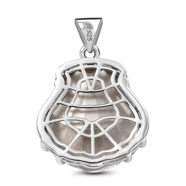 J Francis gefertigt mit SWAROVSKI- Weißer Swarovski Kristall Anhänger image number 6