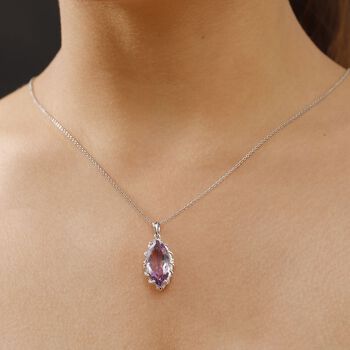 AA Rose De France Amethyst Anh&auml;nger - 7,40 ct.