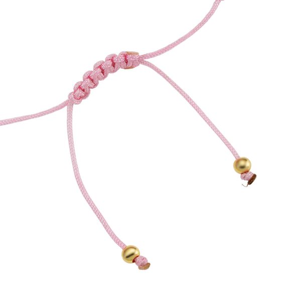 Kirsche Quarz, Schwarzer Zirkonia Armband, Flexibles, Messing Standard image number 4