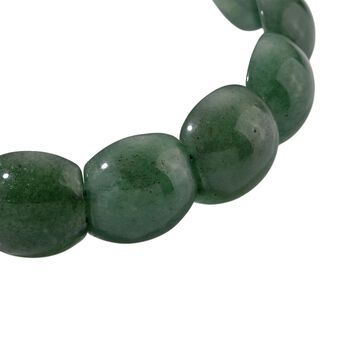 Gr&uuml;ner Aventurin Armband Flexibel, ca. 200.00 ct