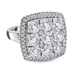 Moissanit Ring - 3,09 ct.