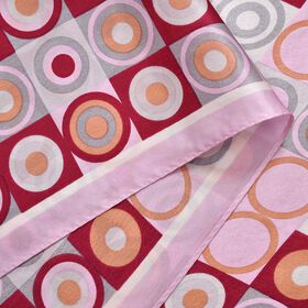 LA MAREY 100% Maulbeeren-Seidenschal, Satin, Rosa