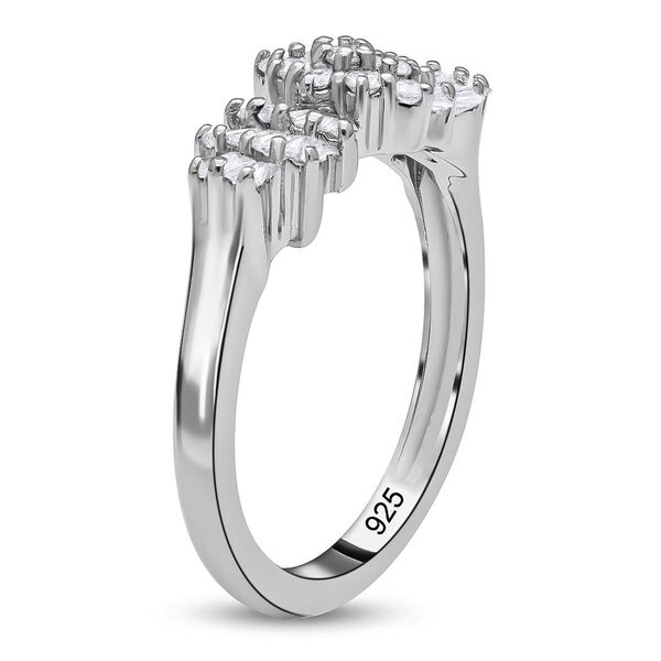 Moissanit Ballerina Ring, 925 Silber rhodiniert - 1,12 ct. image number 9