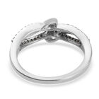 Diamant Ring 925 Silber Platin-Überzug image number 4