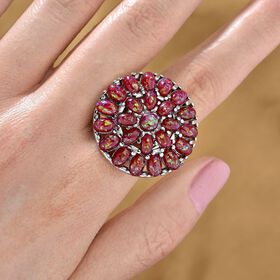 Simuliertes Rotes Resin Ring Flexibel cm ca.