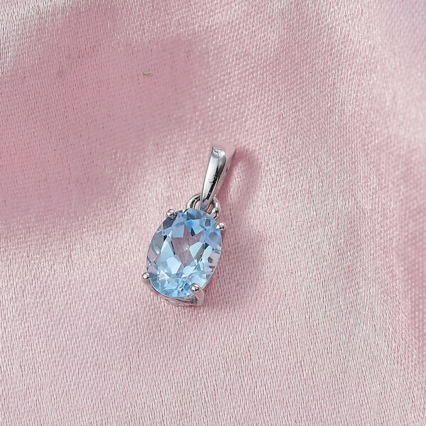 Himmelblauer Topas Anh&auml;nger - 1,55 ct. image number 1