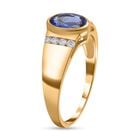 AA Tansanit und Moissanit Ring - 1,09 ct. image number 2