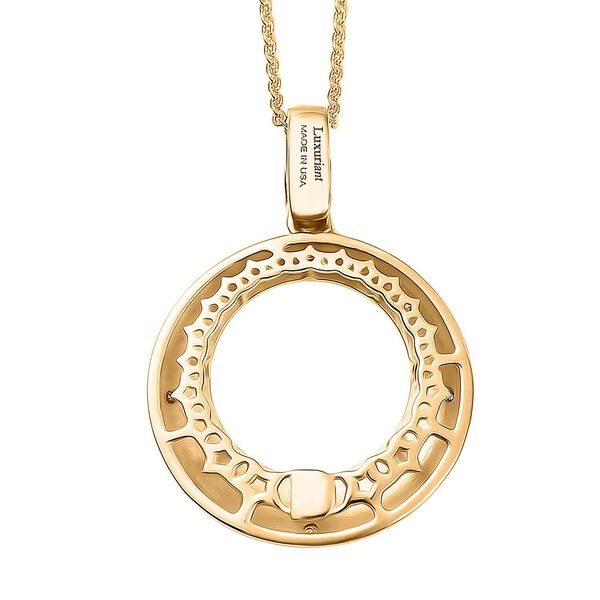 D'Joy Lab Grown Diamant SI Schmuckset ca. 50 cm 925 Silber 750 Gelbgold vermeil ca. 0,14 ct. image number 7