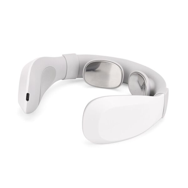 EMS Nackenmassageger&auml;t, 6 Modi, 15 Intensit&auml;ten, W&auml;rmfunktion und 1200 mAh Akku, 17,5x16x5,5cm, Wei&szlig; image number 6