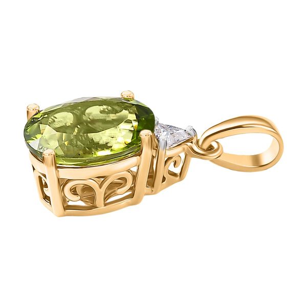 D'Joy Peridot und Moissanit Anh&auml;nger - 2,84 ct. image number 4
