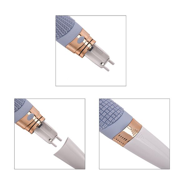 Elektrische Reinigungs-Vibrations-Badeb&uuml;rste mit langem Griff, 43x6,5x4cm, Blau image number 8