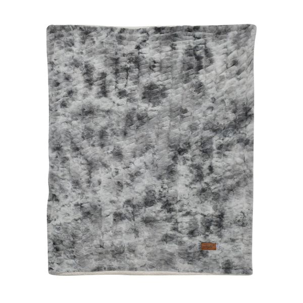 Serenity Night: Exklusive Luxusdecke aus Kunst- und Sherpa-Fell - 150x200 cm, Khaki image number 8