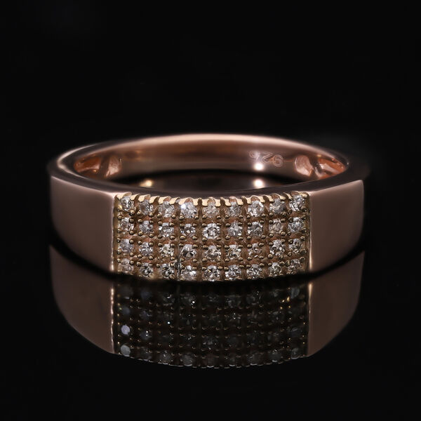 Natürlicher Champagner Diamant-Ring - 0,20 ct. image number 3