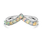 D'Joy Natürlicher, äthiopischer Welo Opal Ring 925 Silber rhodiniert (Größe 17.00) ca. 0,44 ct