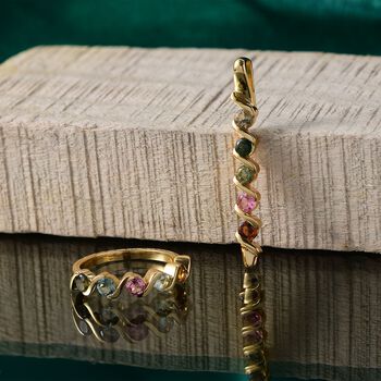 Multi-Turmalin Schmuckset - 1,5 ct.