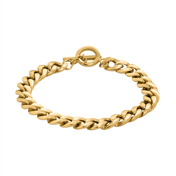 Italienisches Panzer-Armband, ca. 20 cm, 925 Silber vergoldet ca. 11,54g image number 1