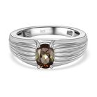 Natürlicher Jenipapo Andalusit Ring 925 Silber platiniert (Größe 21.00) ca. 0.81 ct image number 0