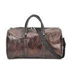 Stylische Weekender - Vielseitige Tasche, Maße 50x26x28cm, Kaffee