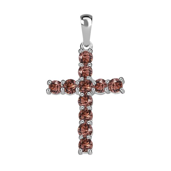 Rosa Kristall-Anh&auml;nger - 0,96 ct.