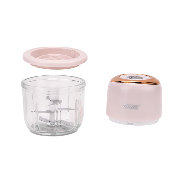 Kompakter Elektrischer Mini-Knoblauchzerkleinerer, USB-Aufladung, 14,5&times;11cm, Rosa image number 5