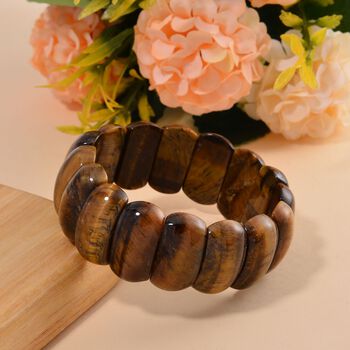 Tigerauge Armband, ca. 367,40 ct.