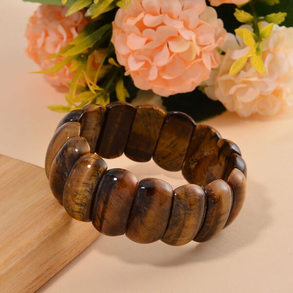 Tigerauge Armband, ca. 367,40 ct. image number 2