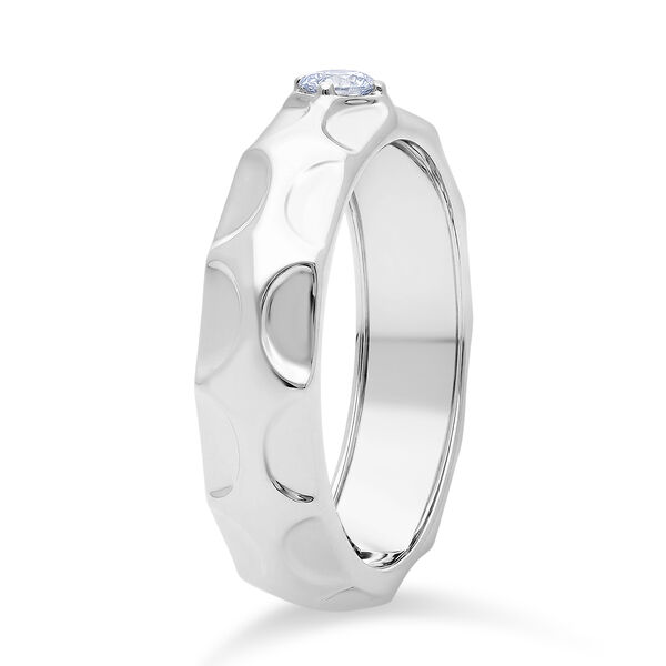 LUXURIANT DIAMOND - Lab Grown Diamant SI-GH Ring 925 Silber Rhodiniert (Gr&ouml;&szlig;e 18.00) ca. 0.15 ct image number 4