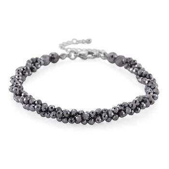 Terahertz Halskette ca. Flexibles cm 316L Edelstahl ca. 80.00 ct