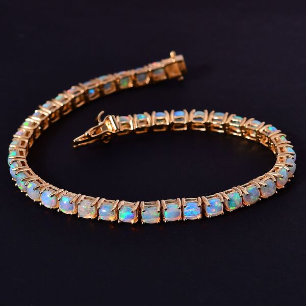 AA Nat&uuml;rliches, &auml;thiopisches Welo Opal Armband image number 3