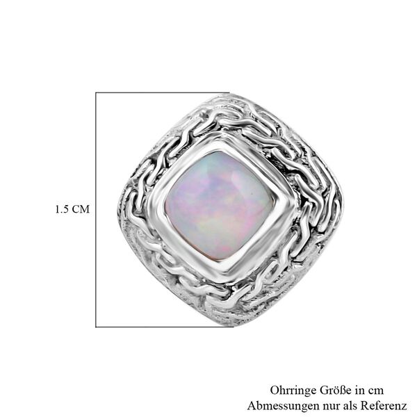 Royal Bali Kollektion - Natürliche, äthiopische Welo Opal-Ohrringe - 1,38 ct. image number 5