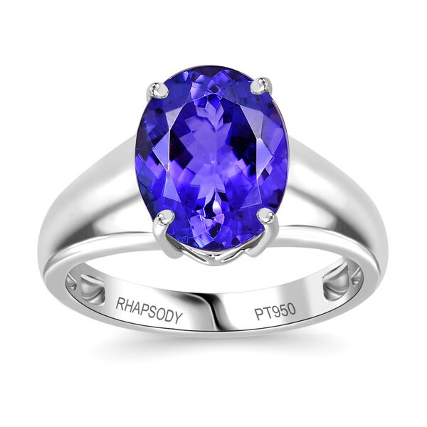 RHAPSODY AAAA Tansanit Ring in 950 Platin - 4,40 ct. image number 4