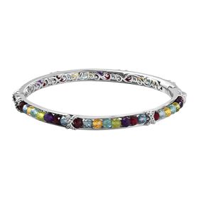 Multi-Edelstein-Armreif, 19 cm - 20,69 ct.
