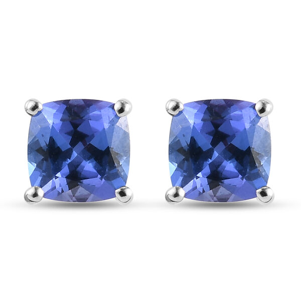 RHAPSODY - AAAA Tansanit-Ohrstecker, 950 Platin ca. 1,73 ct