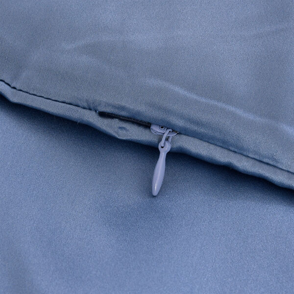 Serenity Night 100% Maulbeerseide Seidendecke mit 350gsm Seidenfüllung, 135x200cm, Blau image number 8