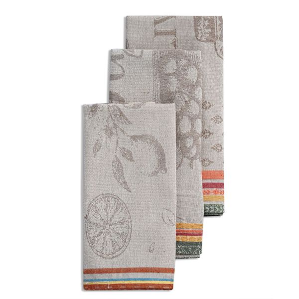 LIVMORE Set aus 3 Jacquard K&uuml;chenhandt&uuml;chern, 50 x 70 cm image number 6