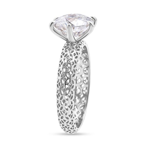 D'Joy Moissanit Ring 925 Silber rhodiniert (Gr&ouml;&szlig;e 16.00) ca. 2,23 ct image number 4