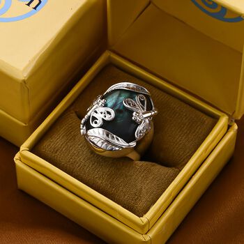 Sajen Silver- Labradorit Ring - 22,98 ct.