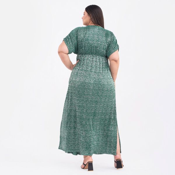 Tamsy - Plissee-Abendkleid, One Size, Gr&uuml;n image number 2