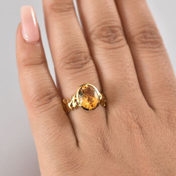 Citrin Ring - 3,25 ct.