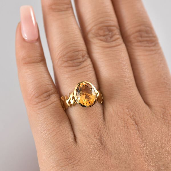 Citrin Ring - 3,25 ct. image number 3