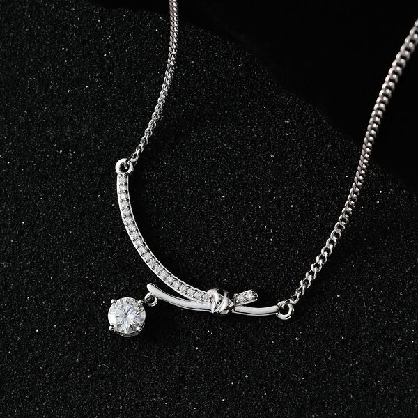 Moissanit Halskette, 45 cm - 0,98 ct. image number 7