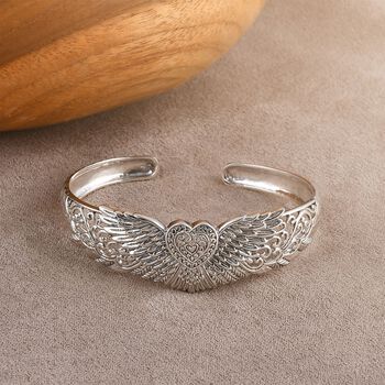 Royal Bali Kollektion- 925 Silber Garuda Armreif, 19cm