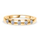 LUXURIANT DIAMOND - Lab Grown Diamant SI-GH Ring 925 Silber 750 Gelbgold Vermeil (Gr&ouml;&szlig;e 21.00) ca. 0.50 ct