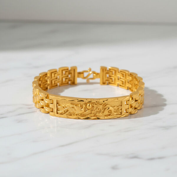 Pixiu Armband, Nickelfreies Messing, ca. 19.75 cm ca. 36,50g image number 1